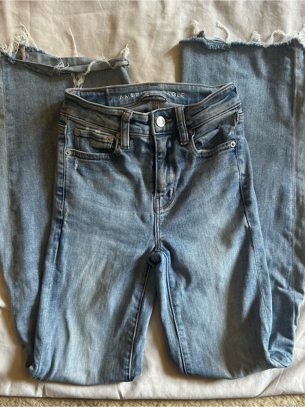 American Eagle festival flare jeans size 00